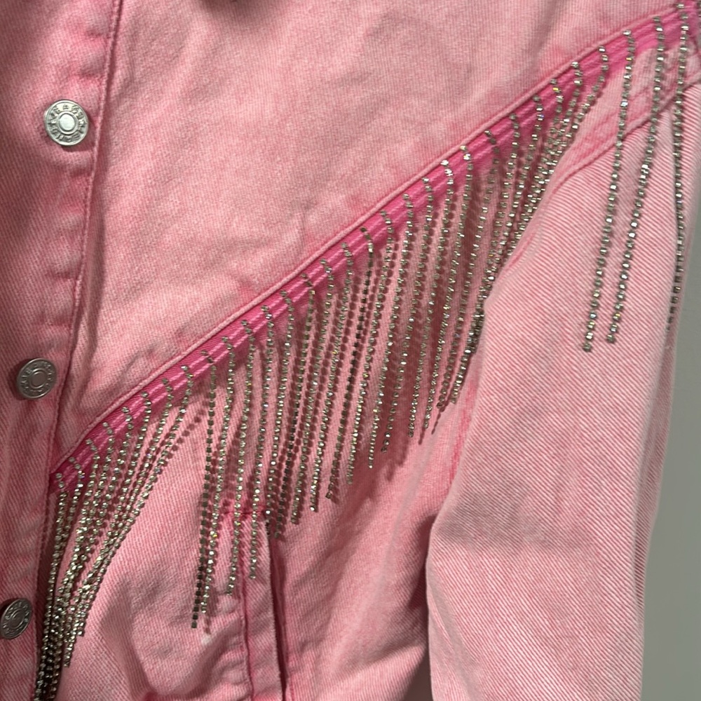 Pink Rhinestone Jacket - Picture 2 of 4